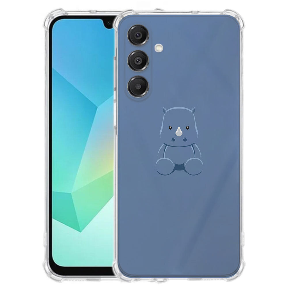 TPU Telefoonhoesje Samsung Galaxy A17 Baby Rhino schokabsorberende backcover achterkant met schattig ontwerp