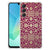Samsung Galaxy A17 TPU Telefoonhoesje Barok Pink schokabsorberende backcover voorkant