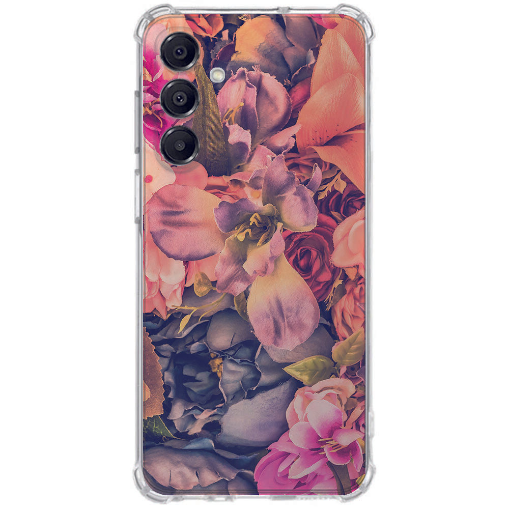 TPU Telefoonhoesje Samsung Galaxy A17 Bosje Bloemen schokabsorberende backcover achterzijde