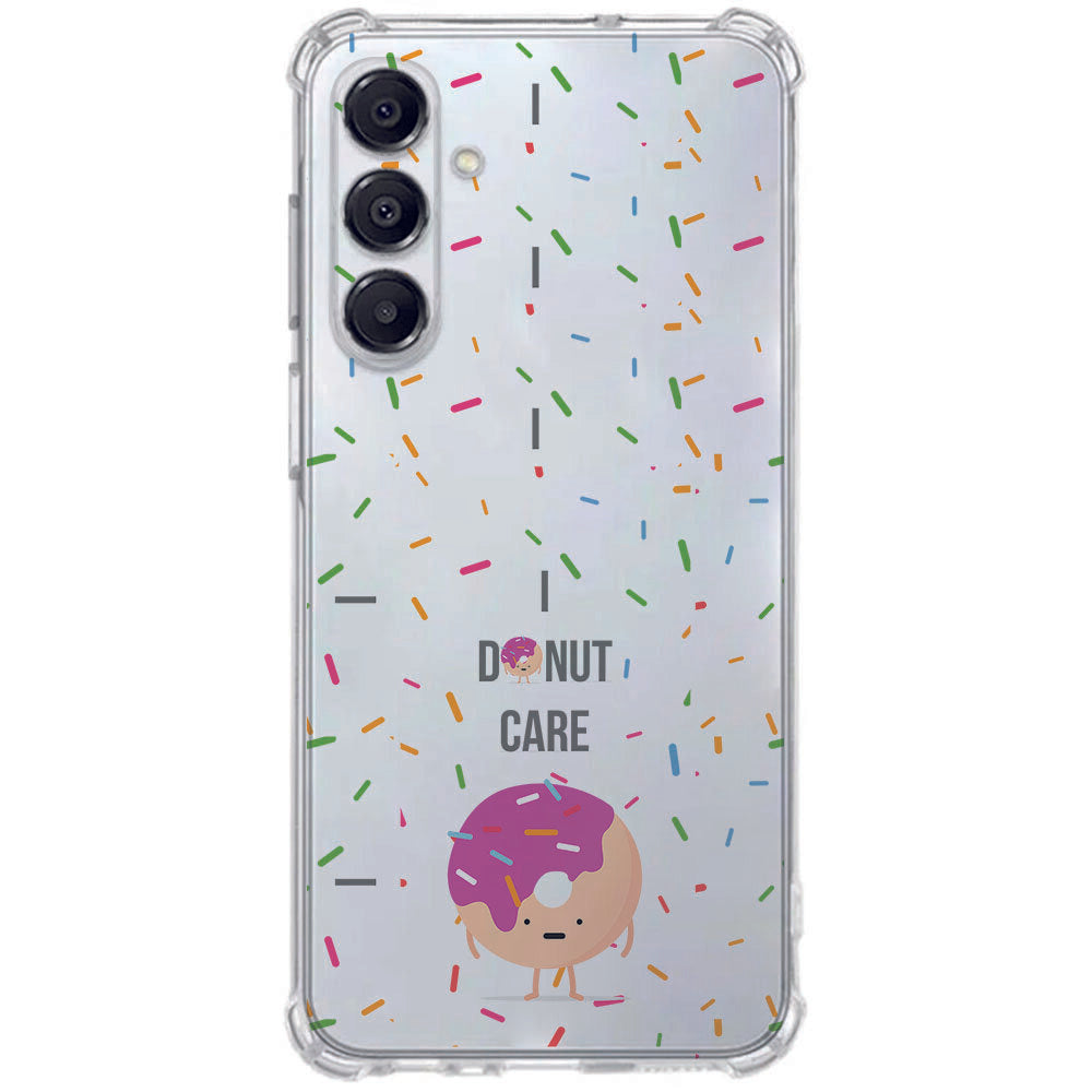 Samsung Galaxy A17 TPU Telefoonhoesje DonutTPU schokabsorberende backcover speelse donutchips
