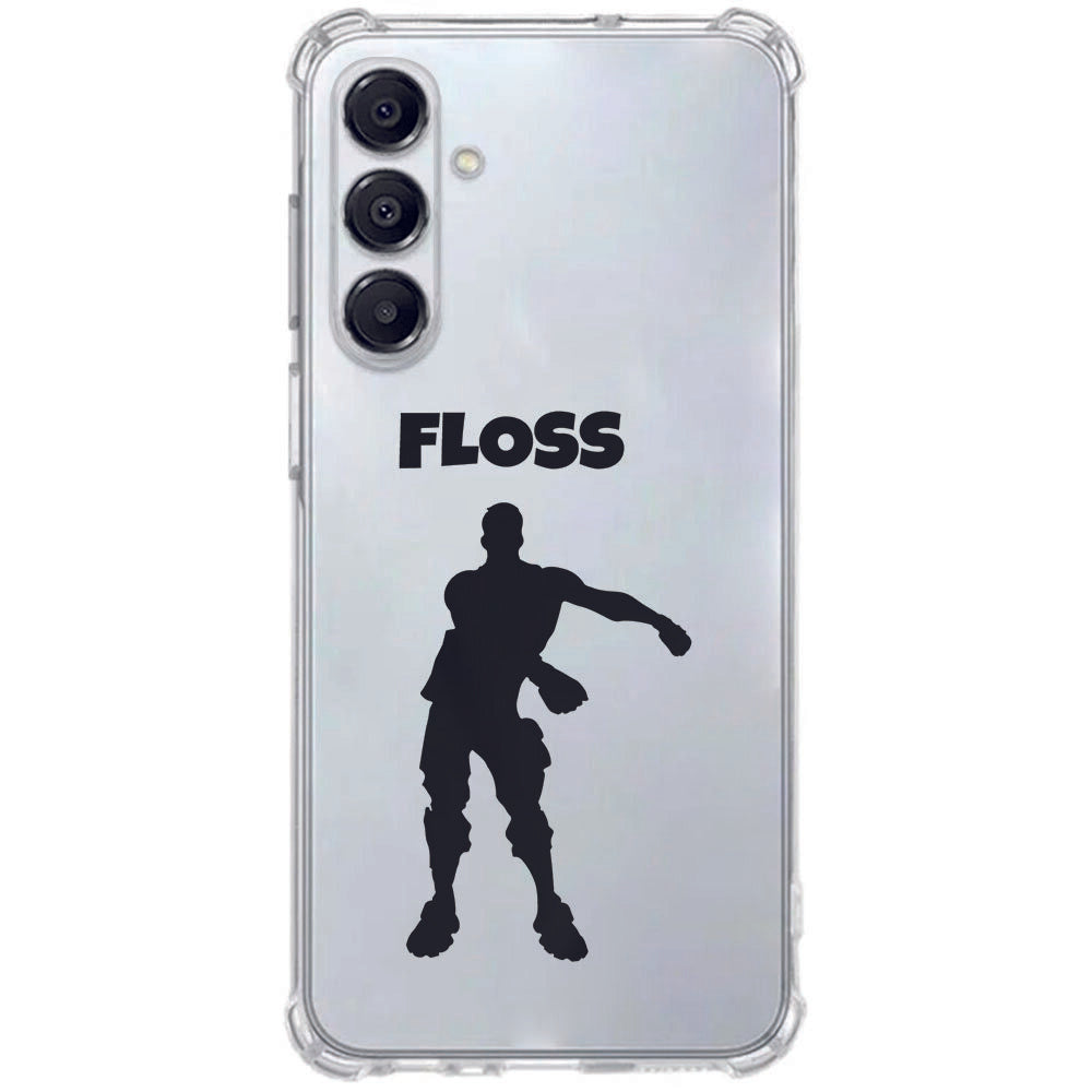 Samsung Galaxy A17 TPU Telefoonhoesje Floss achterzijde