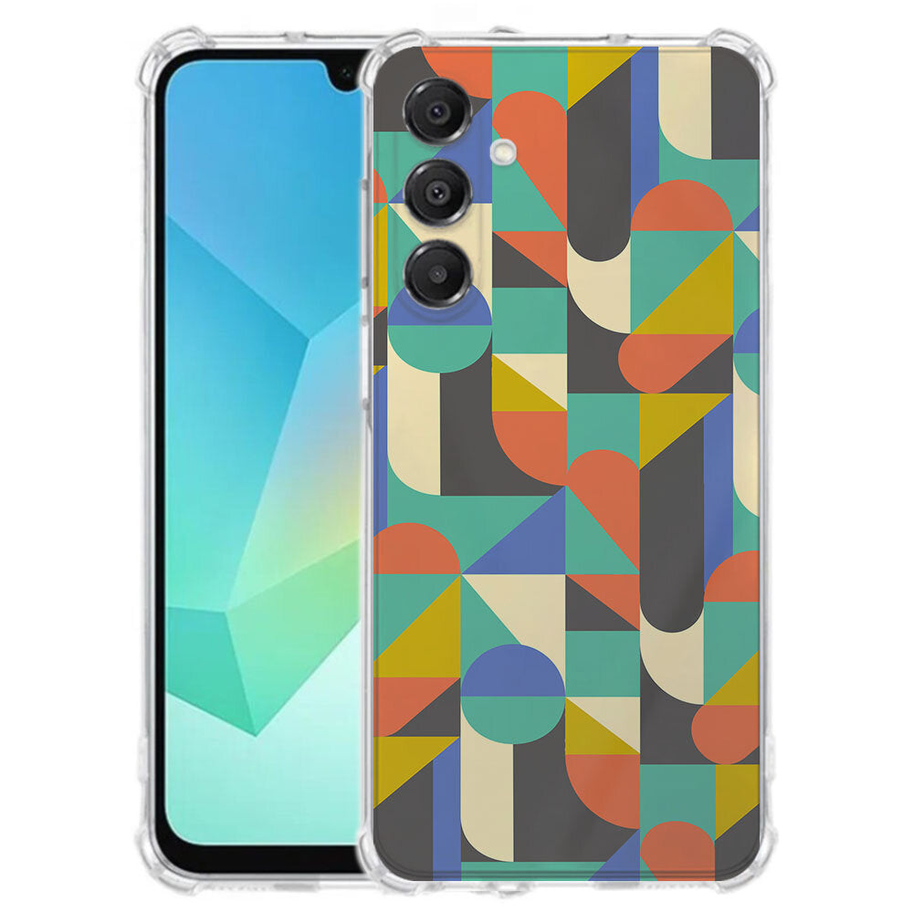 Samsung Galaxy A17 TPU Telefoonhoesje Funky Retro schokabsorberende backcover aanzicht