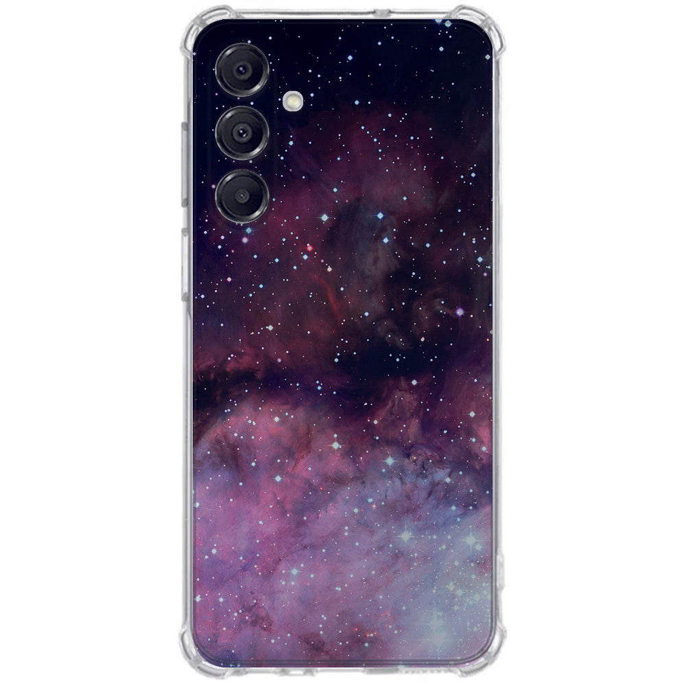TPU Telefoonhoesje Samsung Galaxy A17 Galaxy schokabsorberende backcover ruimte sterrenhemel achterkant