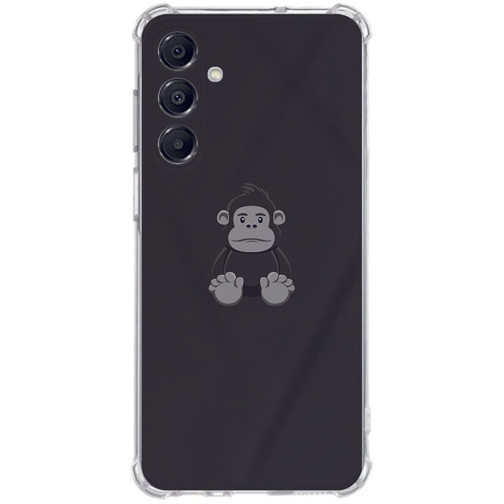 Samsung Galaxy A17 TPU Telefoonhoesje Gorilla backcover zwart aanzicht