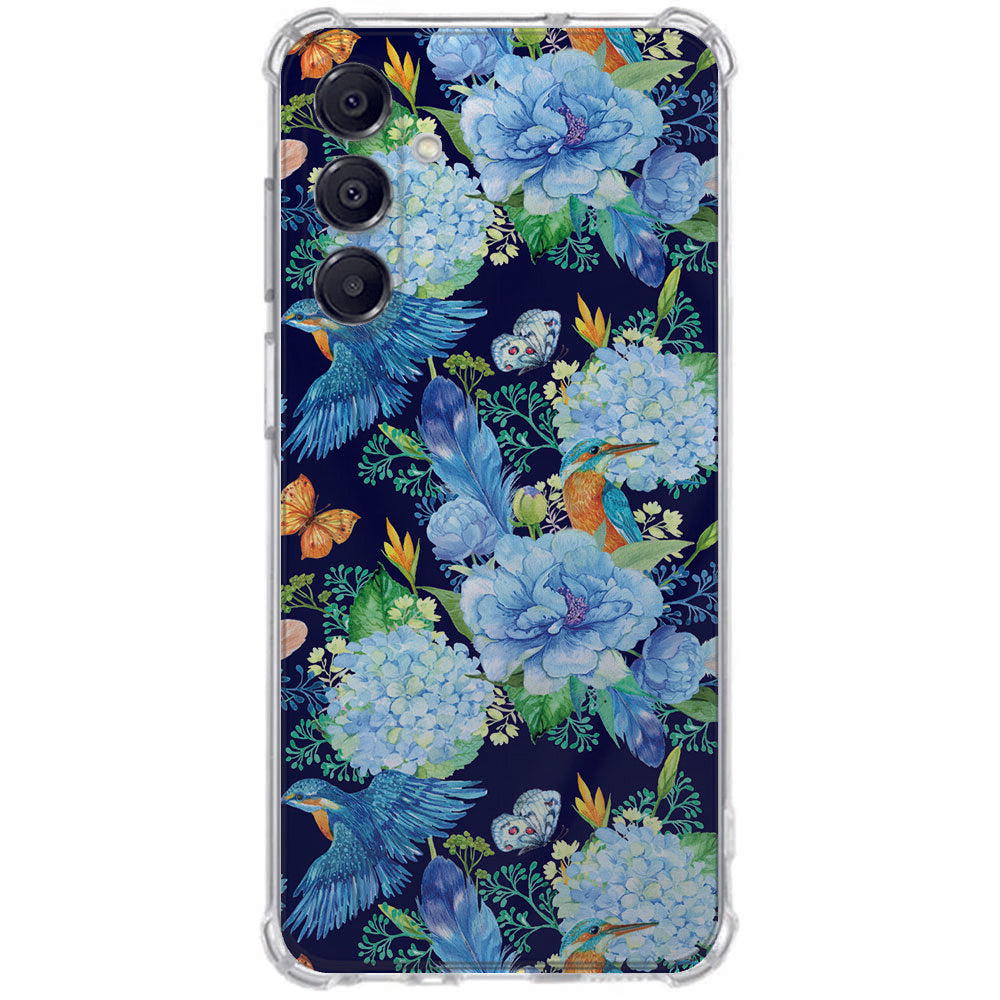 TPU Telefoonhoesje Samsung Galaxy A17 IJsvogel schokabsorberende backcover achteraanzicht