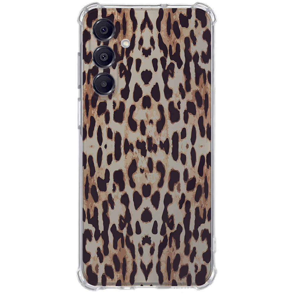 TPU Telefoonhoesje Samsung Galaxy A17 Leopard schokabsorberende backcover achterkant