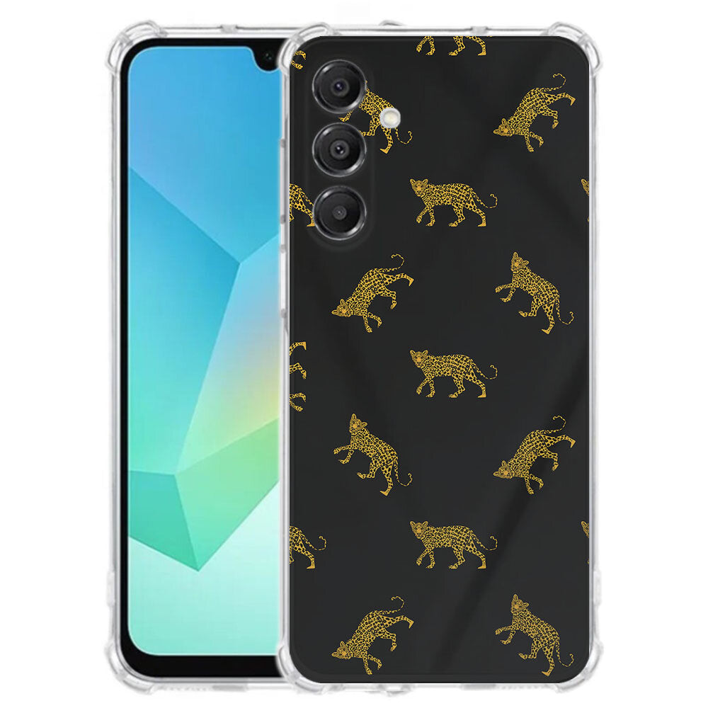 TPU Telefoonhoesje Samsung Galaxy A17 Leopards schokabsorberende backcover voorkant