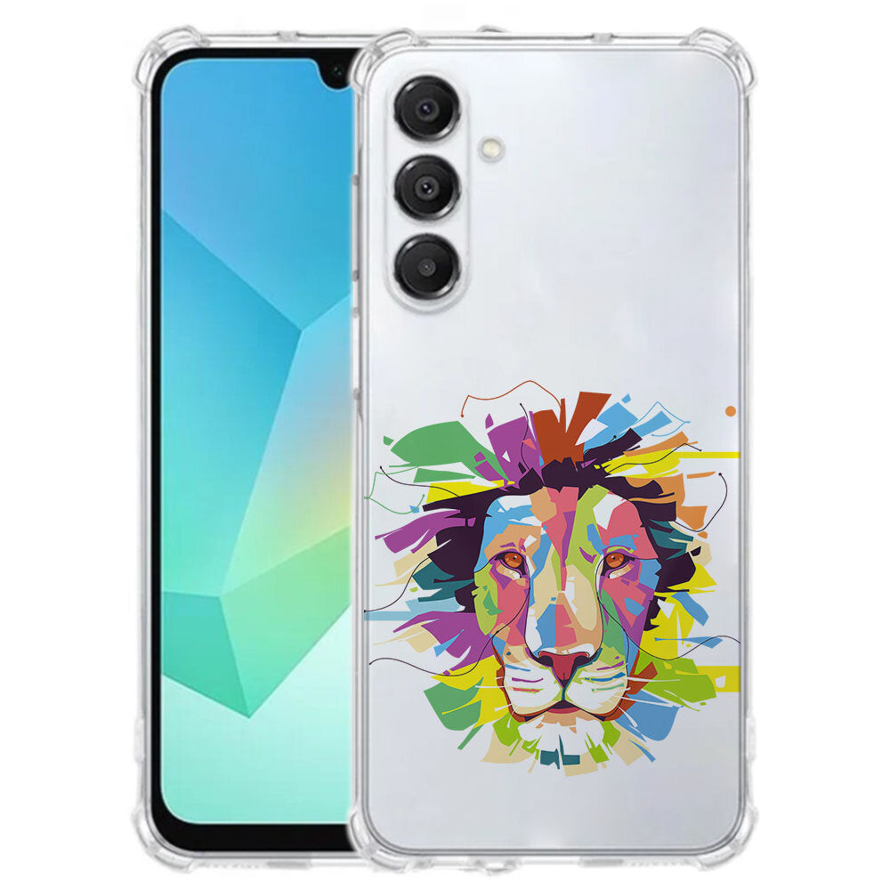 TPU Telefoonhoesje Samsung Galaxy A17 Lion Color schokabsorberende backcover voorkant