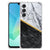 TPU Telefoonhoesje Samsung Galaxy A17 Marble White Black schokabsorberende backcover voorkant achterkant