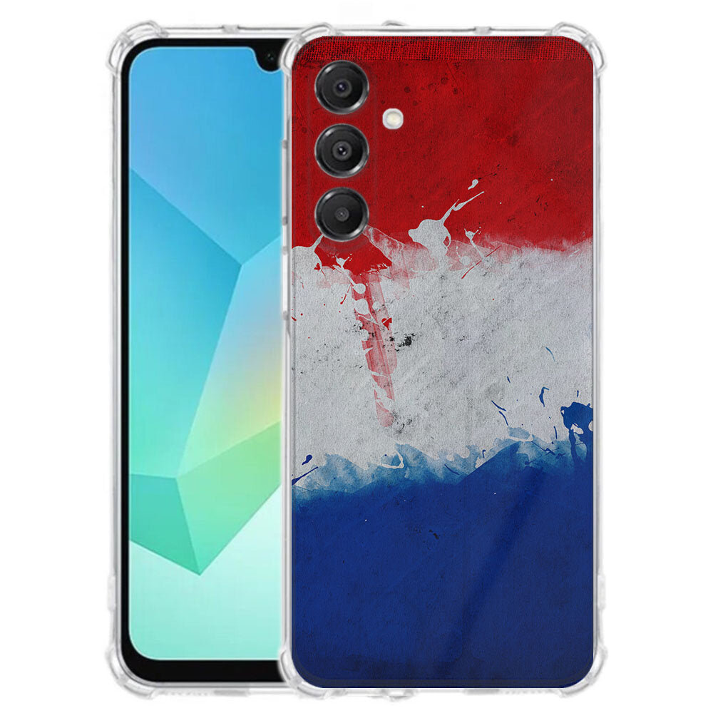 TPU Telefoonhoesje Samsung Galaxy A17 Nederland schokabsorberende backcover Nederland ontwerp voorkant