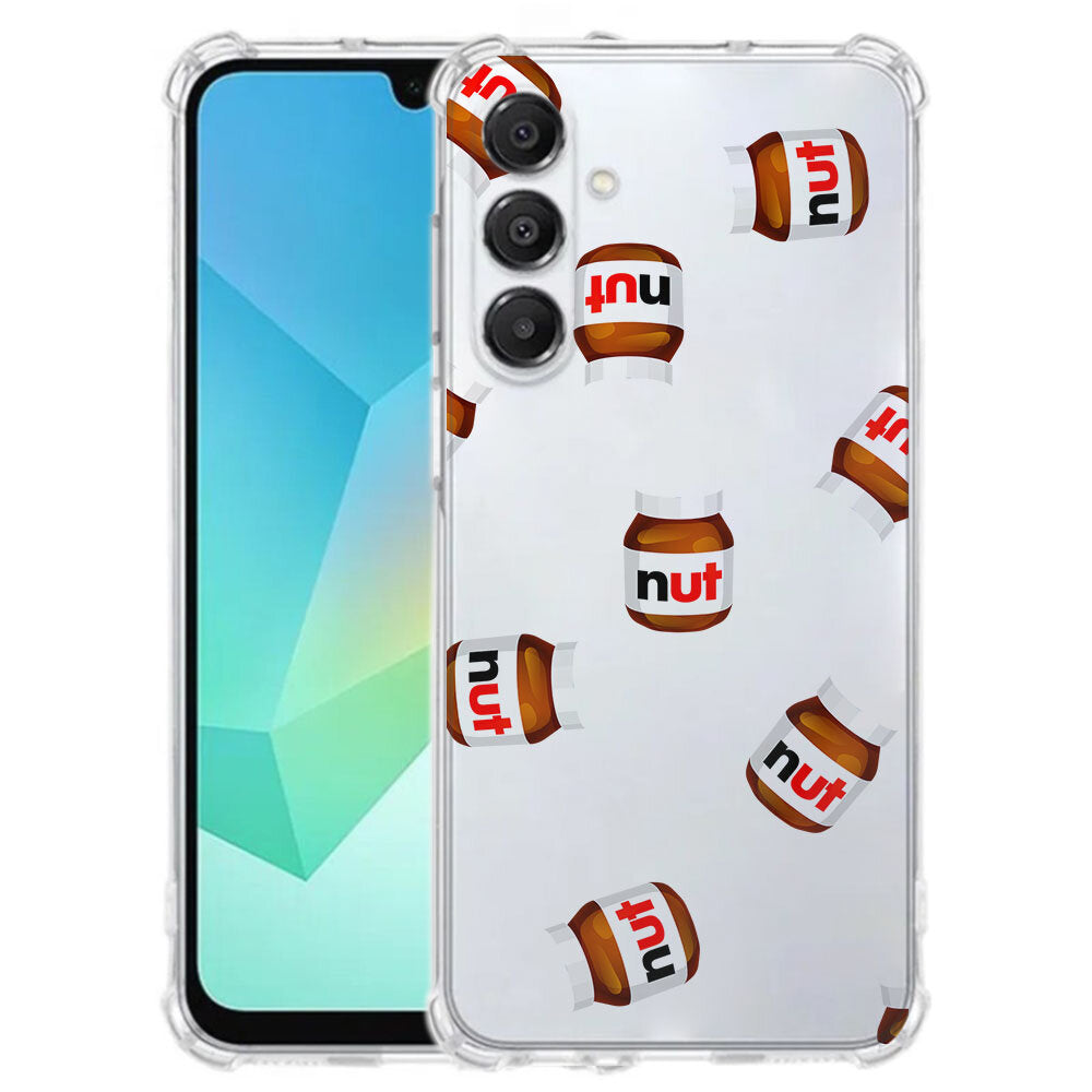 TPU Telefoonhoesje Samsung Galaxy A17 Nut Jar schokabsorberende backcover voorzijde