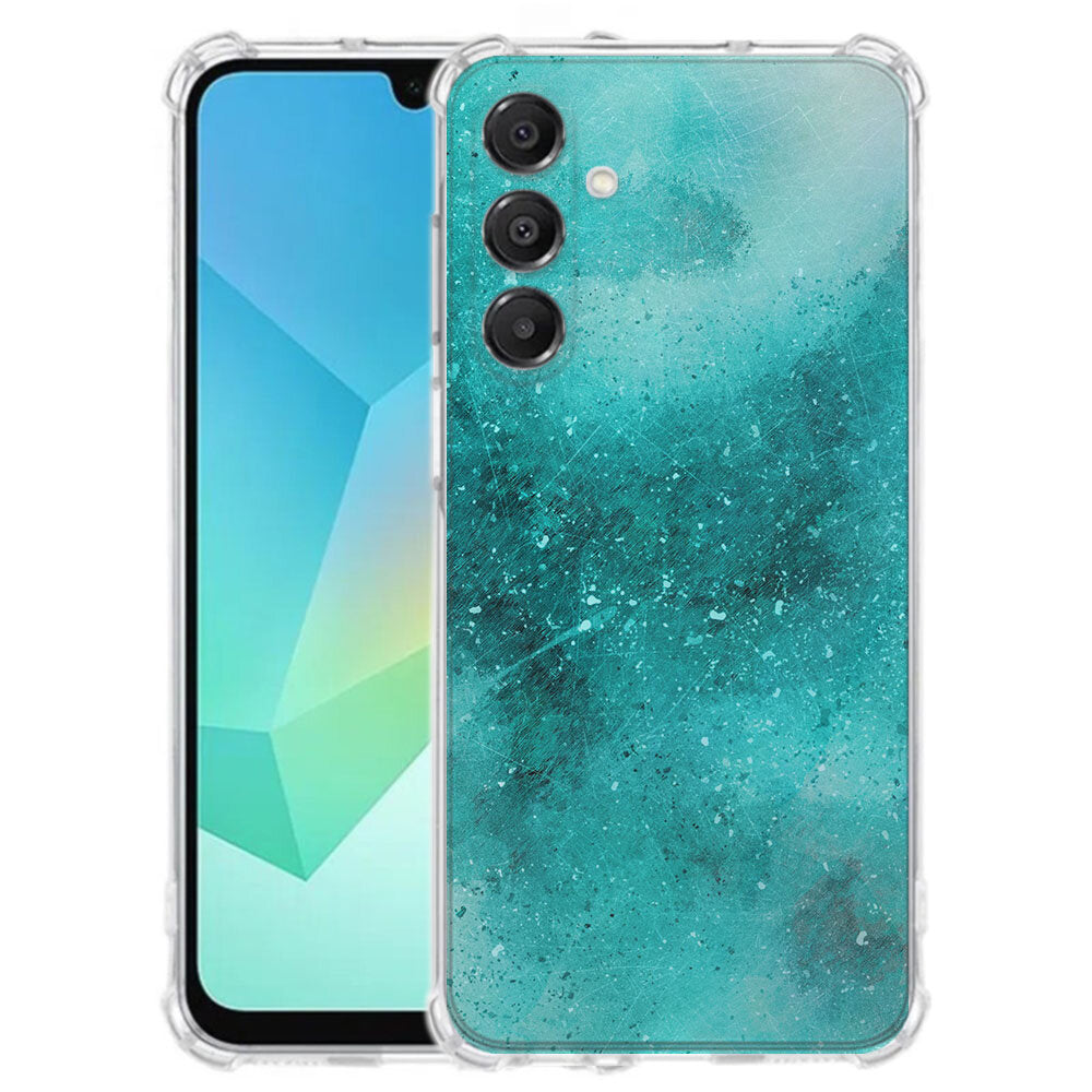 TPU Telefoonhoesje Samsung Galaxy A17 Painting Blue schokabsorberende backcover design aanzicht