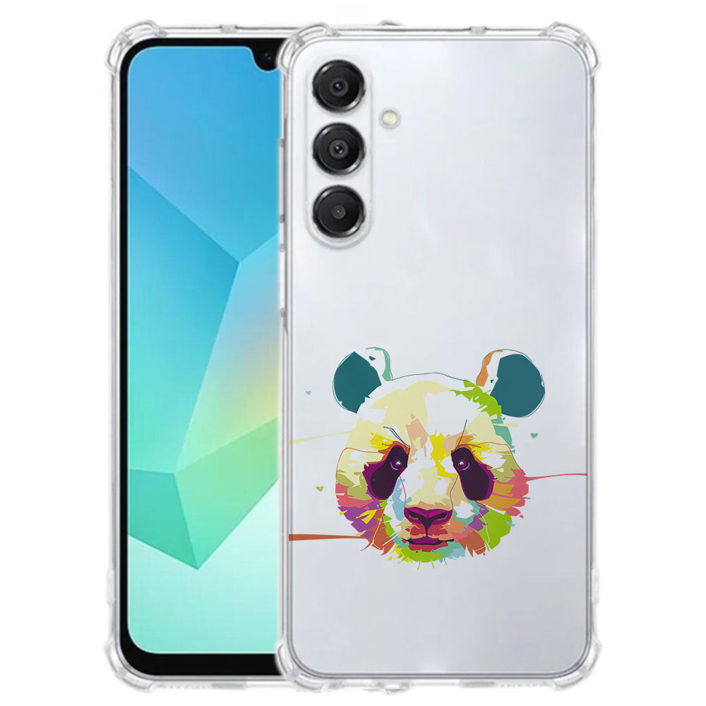 Samsung Galaxy A17 TPU Telefoonhoesje Panda Color schokabsorberende backcover voorkant