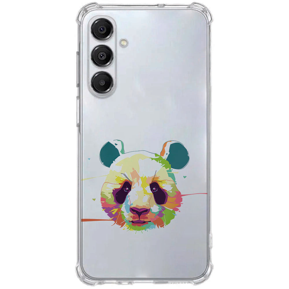 TPU Telefoonhoesje Samsung Galaxy A17 Panda Color schokabsorberende backcover achteraanzicht