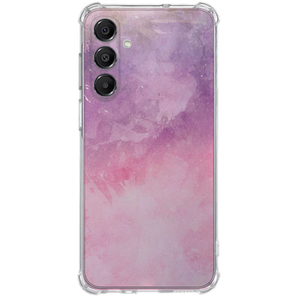 Samsung Galaxy A17 TPU Telefoonhoesje Pink Purple Paint achterkant