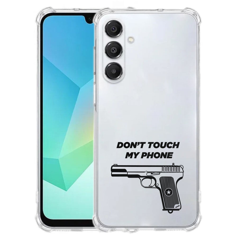 Samsung Galaxy A17 TPU Telefoonhoesje Pistol DTMP schokabsorberende backcover achterkant