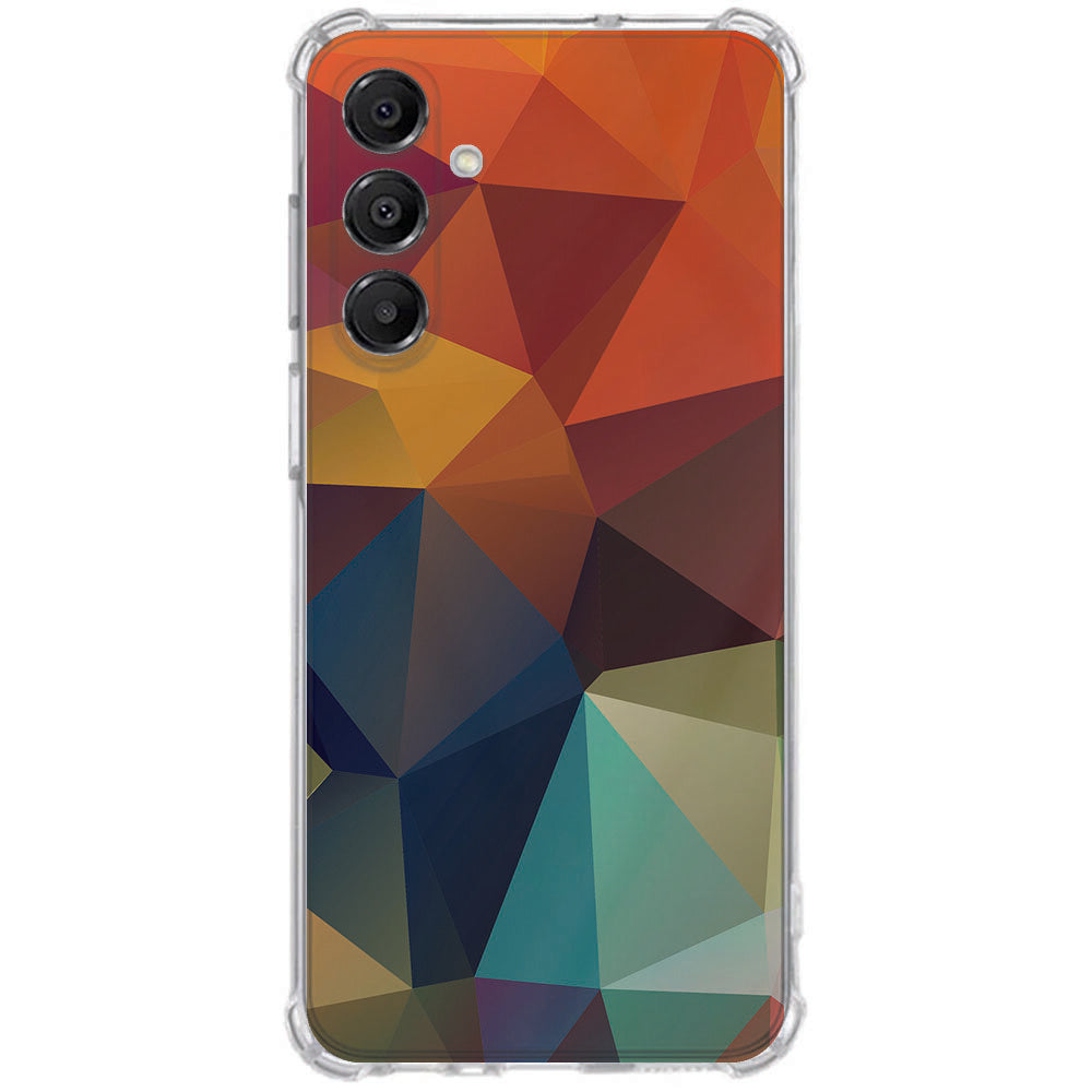 TPU Telefoonhoesje Samsung Galaxy A17 Polygon Color achterzijde