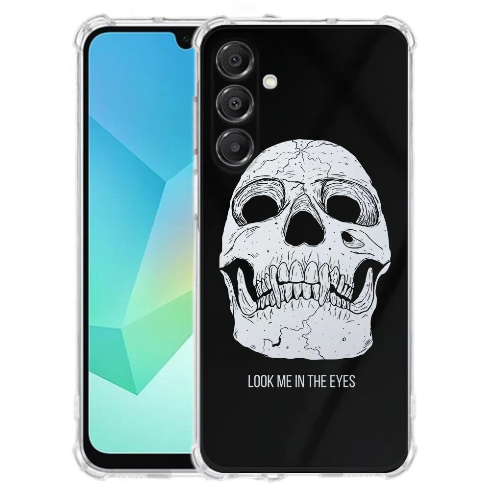 TPU Telefoonhoesje Samsung Galaxy A17 Skull Eyes schokabsorberende backcover design afbeelding