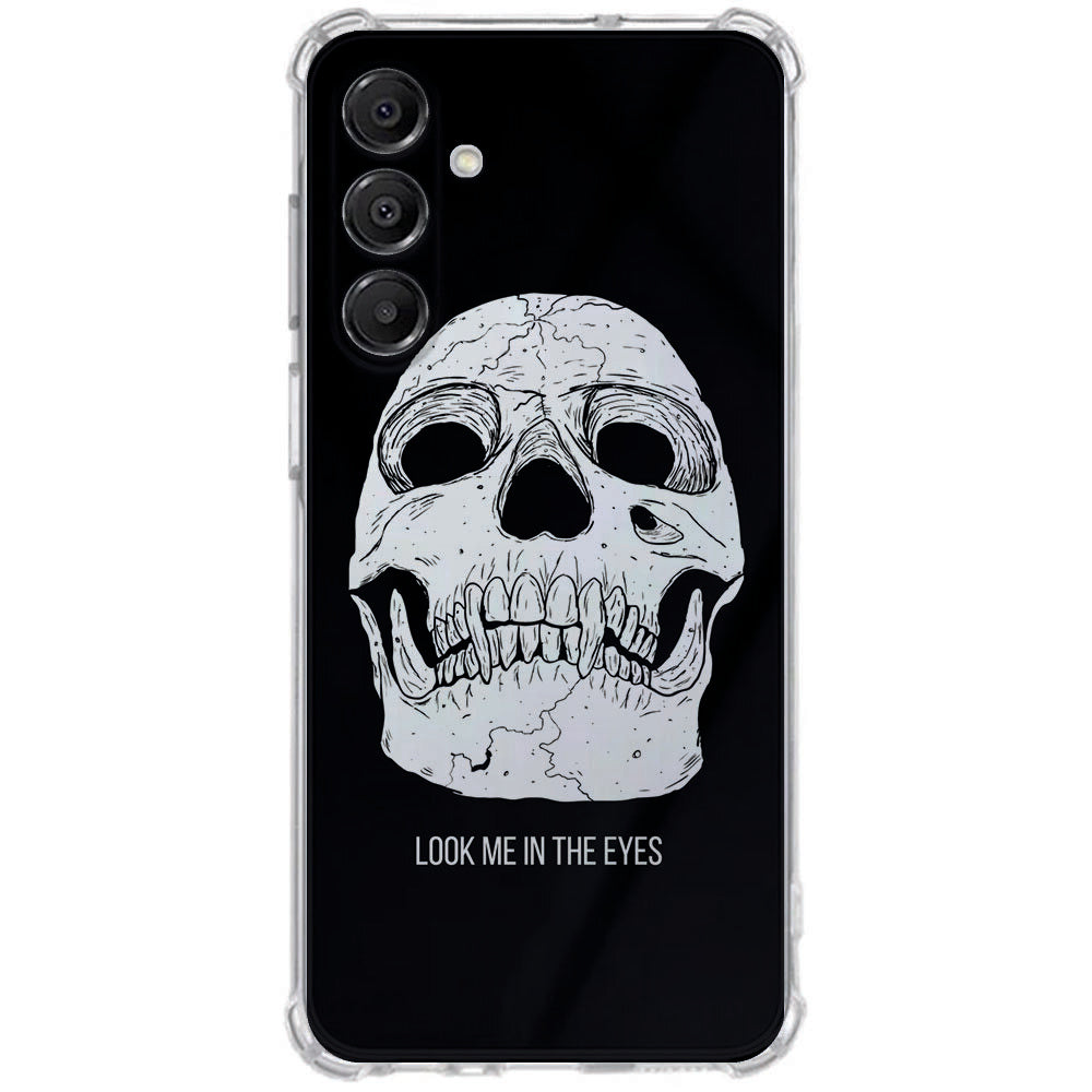 TPU Telefoonhoesje Samsung Galaxy A17 Skull Eyes achterkant