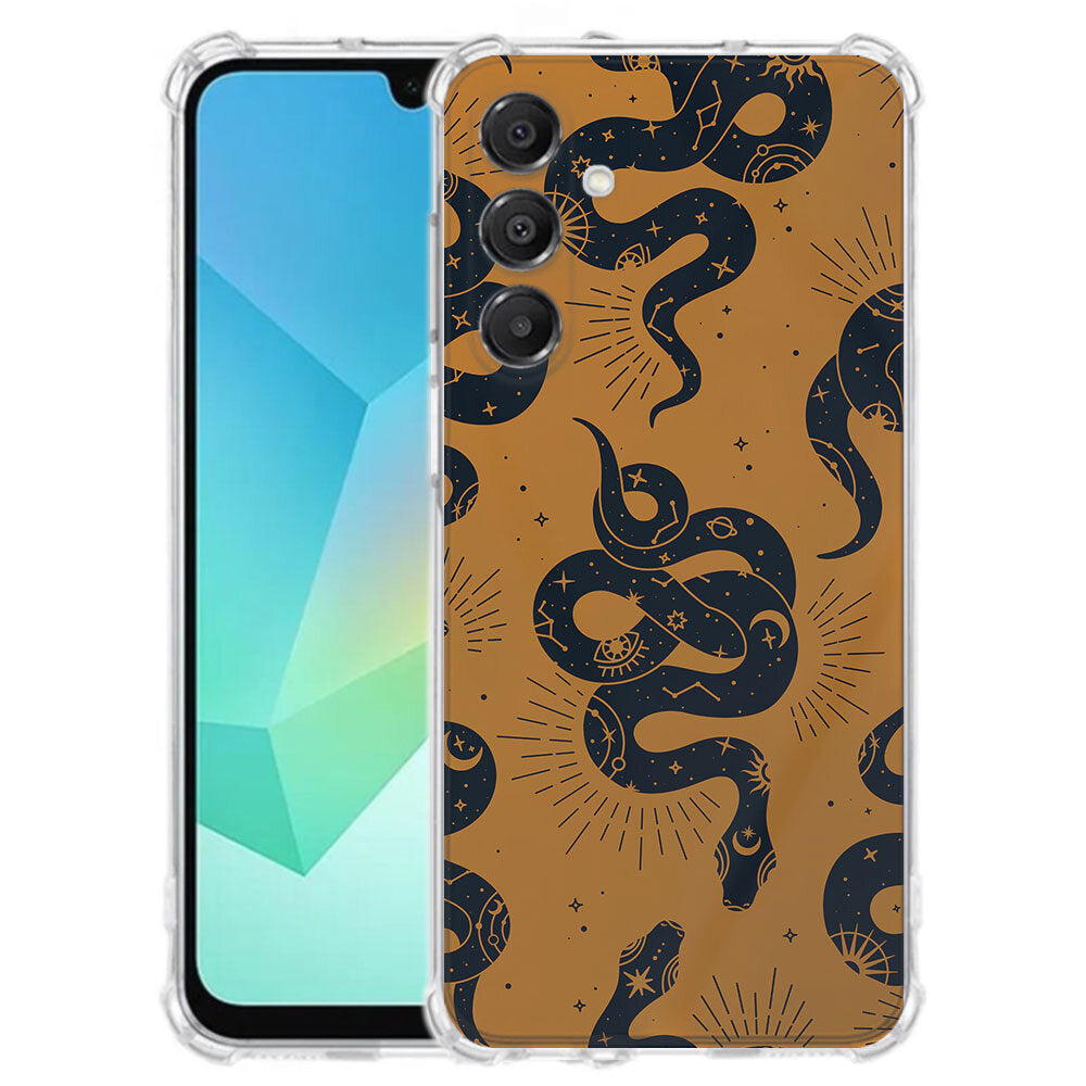 TPU Telefoonhoesje Samsung Galaxy A17 Snakes schokabsorberende backcover voorkant achterkant