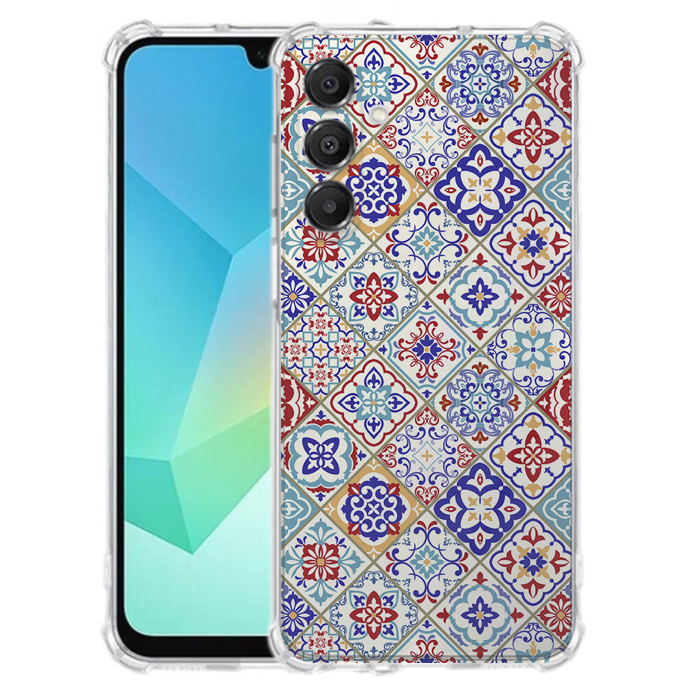 TPU Telefoonhoesje Samsung Galaxy A17 Tiles Color schokabsorberende backcover voorkant