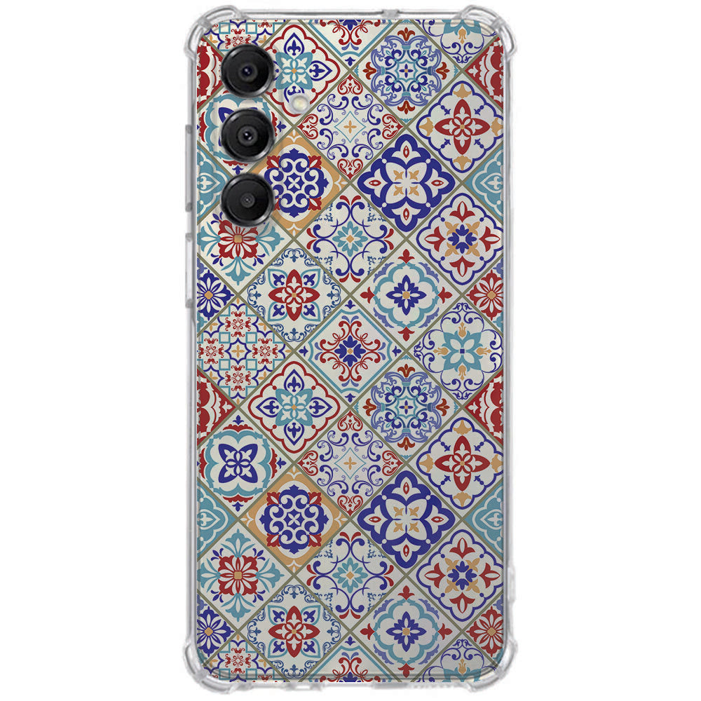 TPU Telefoonhoesje Samsung Galaxy A17 Tiles Color schokabsorberende backcover achterkant