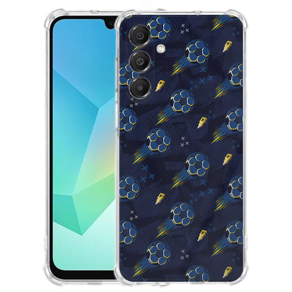TPU Telefoonhoesje Samsung Galaxy A17 Voetbal schokabsorberende backcover voorkant