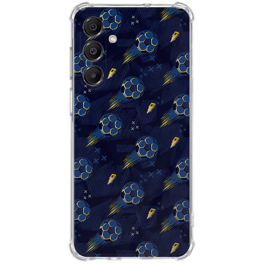TPU Telefoonhoesje Samsung Galaxy A17 Voetbal schokabsorberende backcover achteraanzicht