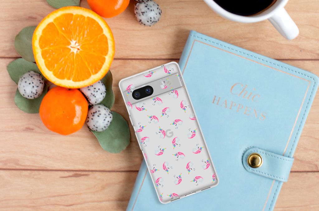 TPU bumper voor Google Pixel 7A Unicorns B2C Telecom