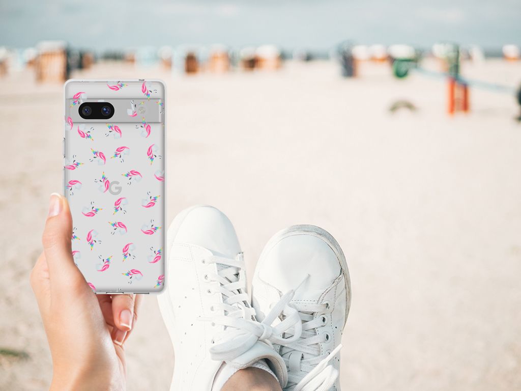 TPU bumper voor Google Pixel 7A Unicorns B2C Telecom