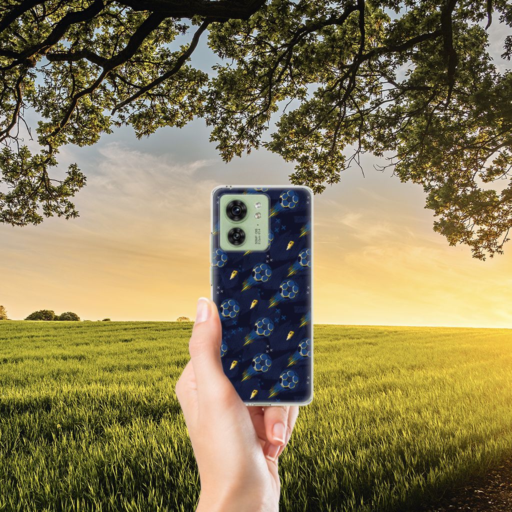 Motorola Edge 40 TPU bumper Voetbal aanzicht