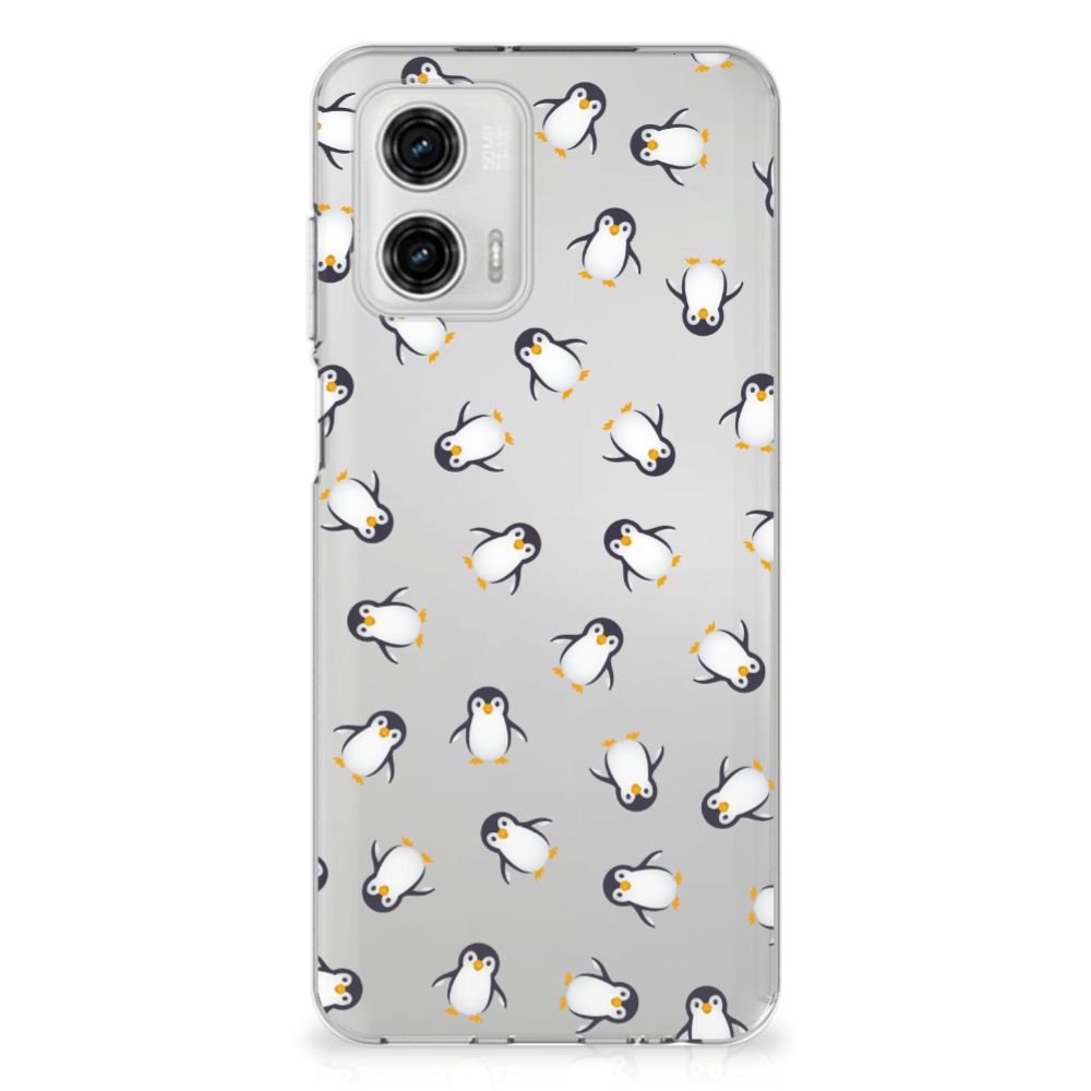 TPU bumper voor Motorola Moto G73 Pinguïn