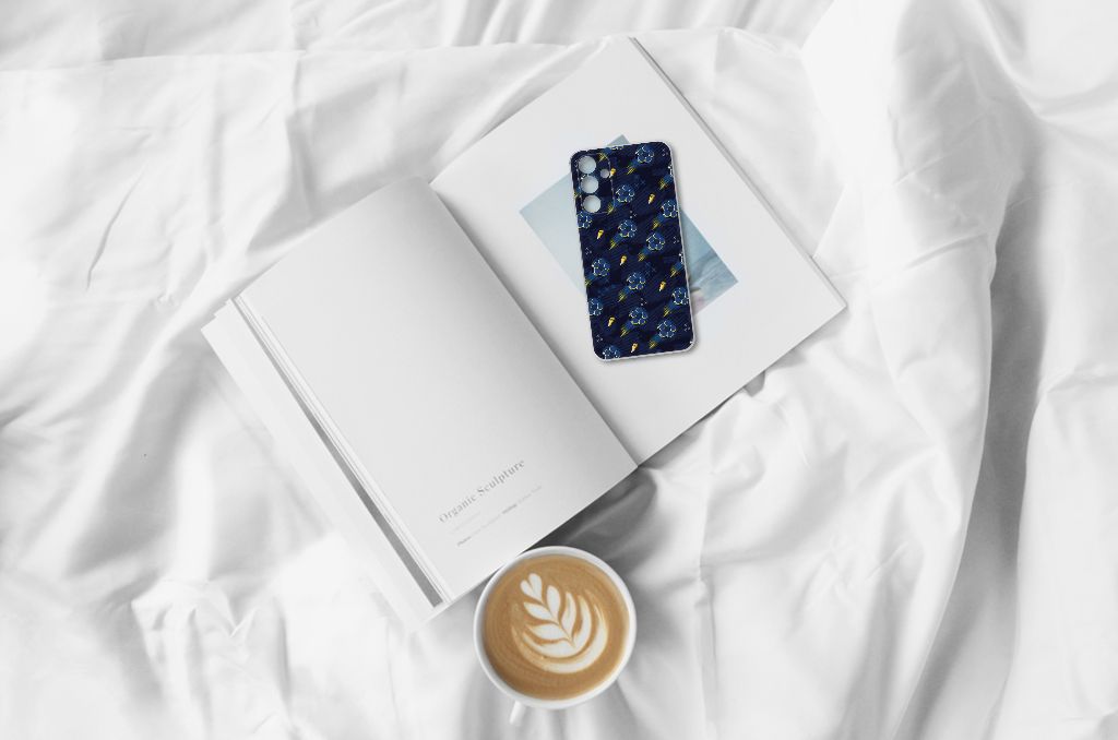 Samsung Galaxy A15 TPU bumper voor Samsung Galaxy A15 Voetbal bovenaanzicht
