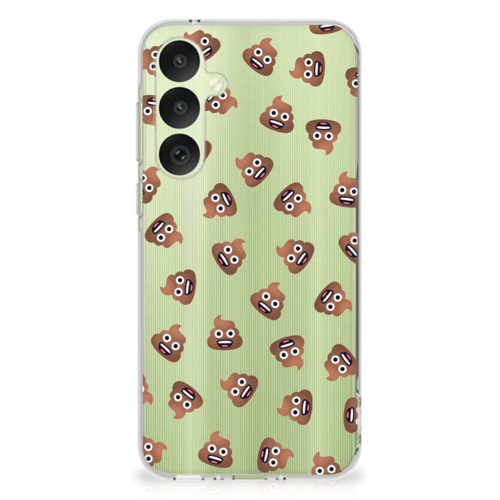 Samsung Galaxy A35 TPU bumper Poep Emojis achterkant