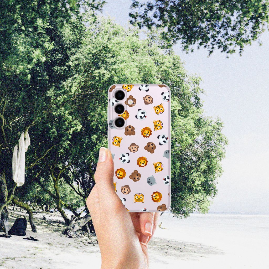 TPU bumper voor Samsung Galaxy S24 Dieren Emojis B2C Telecom