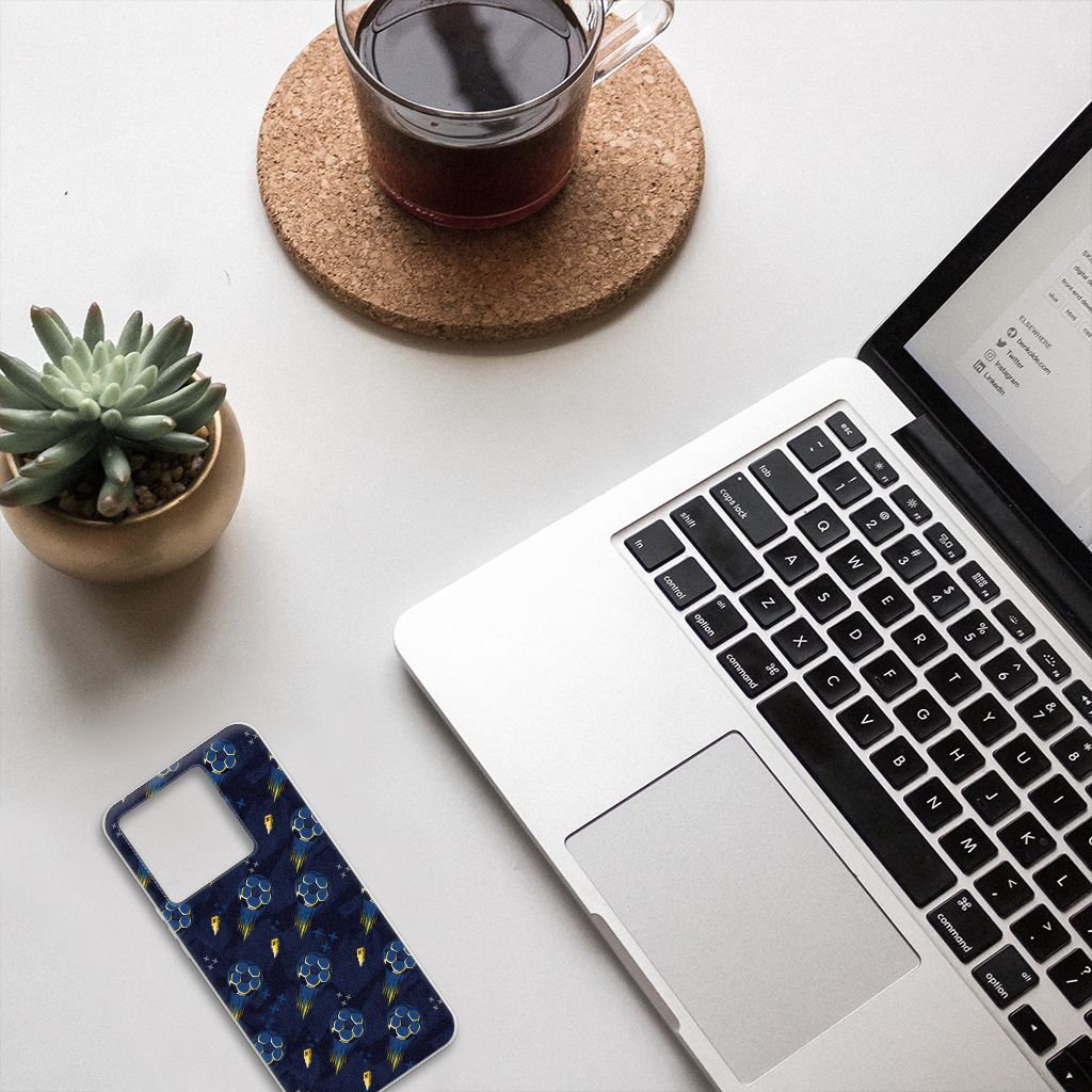 Xiaomi 13T TPU bumper voor Xiaomi 13T Voetbal bovenaanzicht