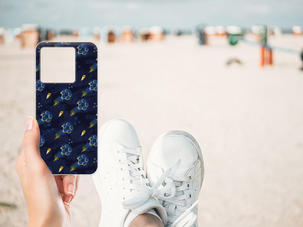 Xiaomi 13T TPU bumper Voetbal design aanzicht