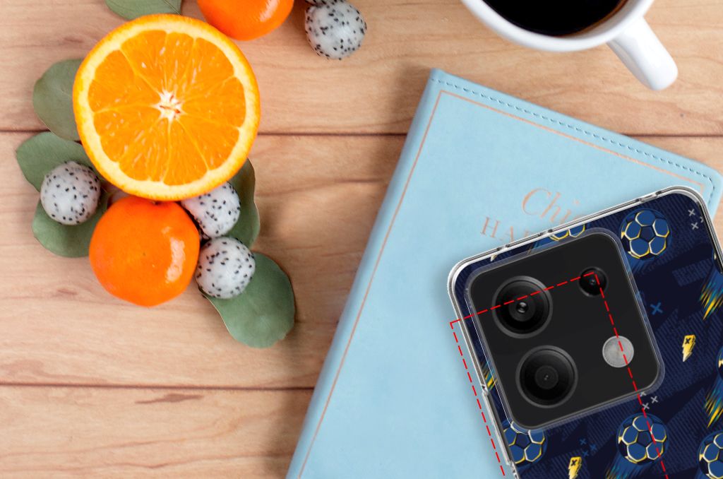TPU bumper voor Xiaomi Redmi Note 13 5G Voetbal