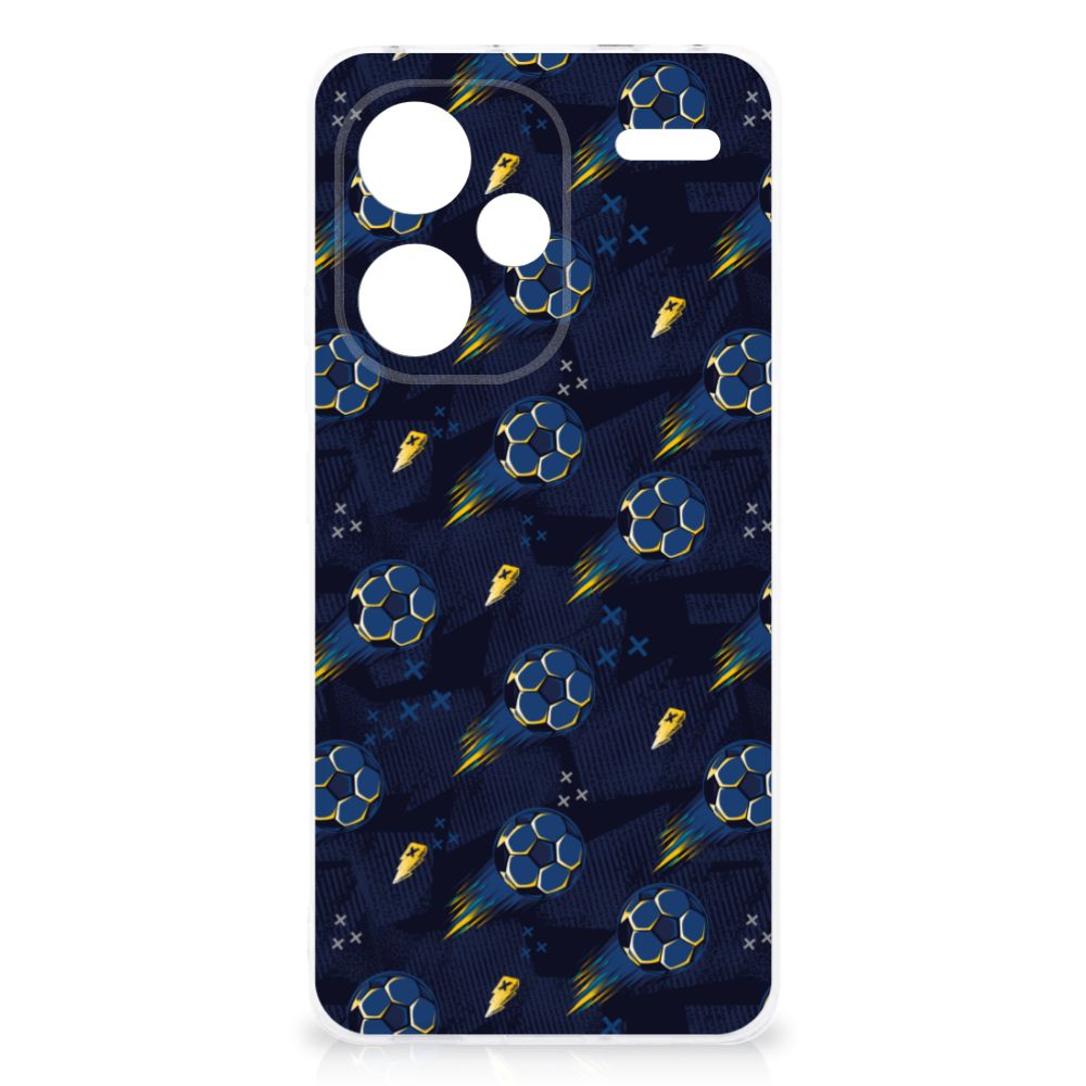 Xiaomi Redmi Note 13 Pro Plus TPU bumper Voetbal achteraanzicht