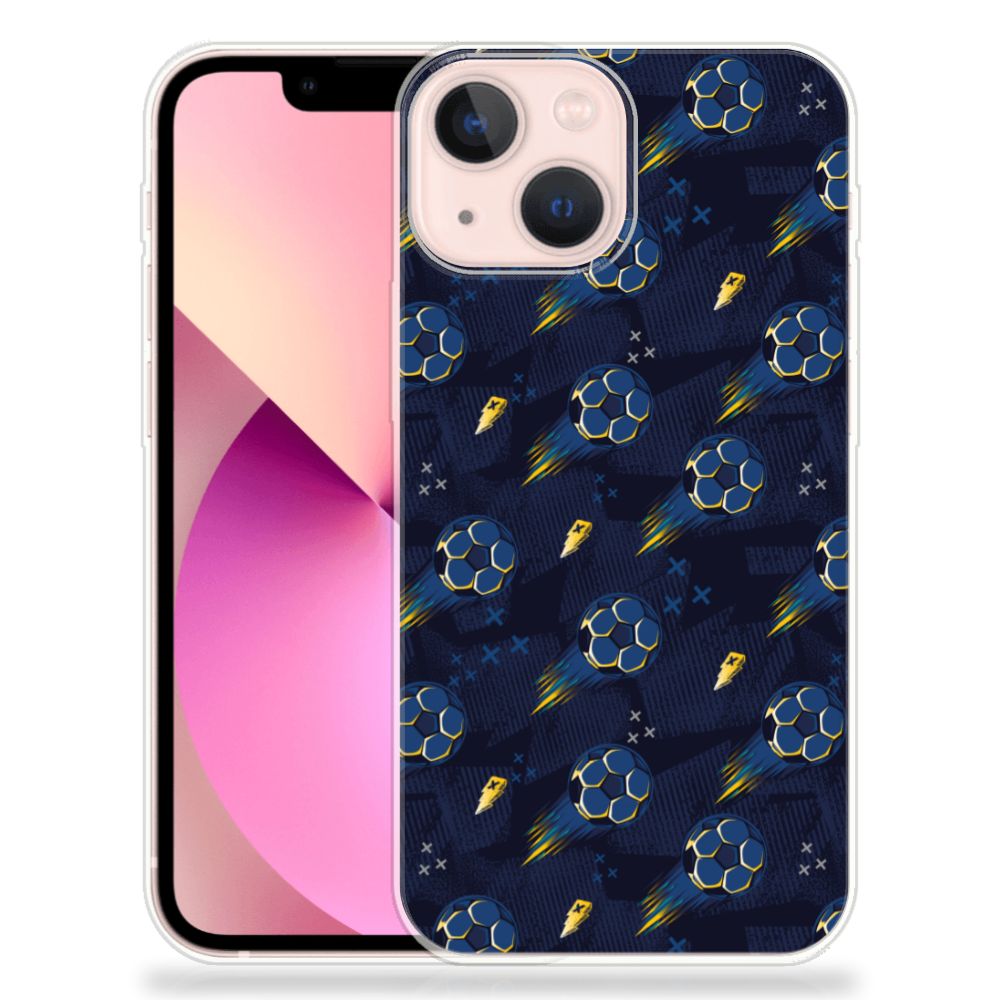 Apple iPhone 13 mini TPU bumper Voetbal achteraanzicht
