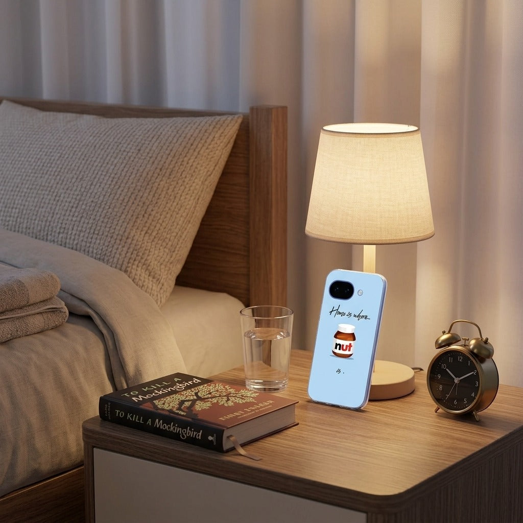 TPU hoesje Google Pixel 10a Nut Home - lifestyle foto in huiselijke setting