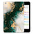 Tablet Back Cover voor Apple iPad Mini 4 | Mini 5 (2019) Marmer Groen met gouden accenten.