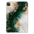 Tablet Back Cover voor iPad Pro 11 (2024) Marmer Groen achterkant