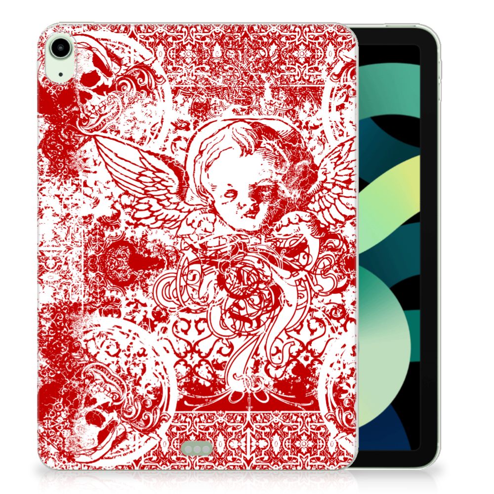 Tablet BackCover iPad Air (2020/2022) 10.9 inch Angel Skull Rood - B2C Telecom