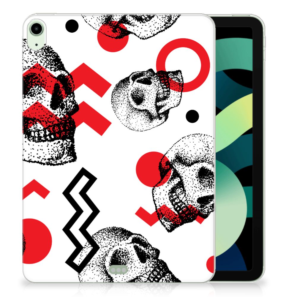 Tablet BackCover iPad Air (2020/2022) 10.9 inch Skull Red - B2C Telecom