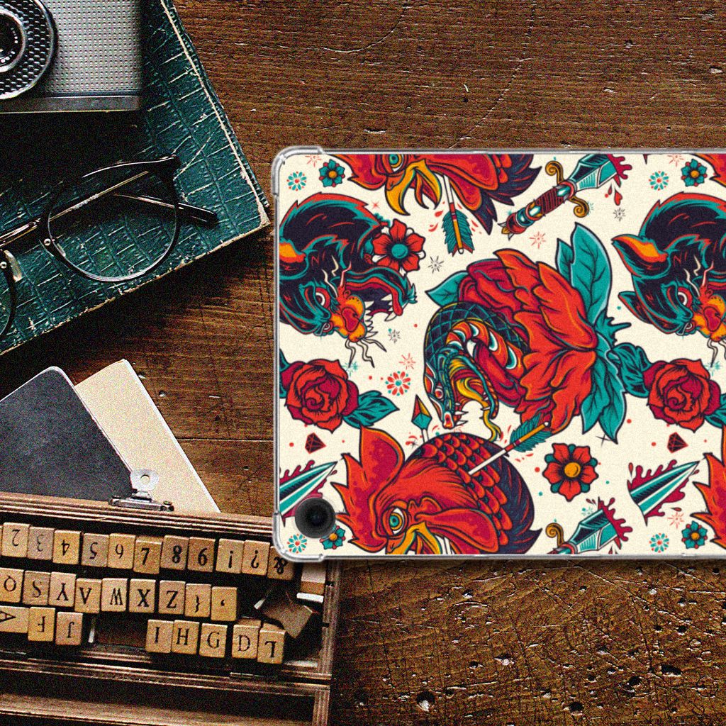 Tablet Backcover met foto voor Samsung Galaxy Tab A9 Plus Old Skool