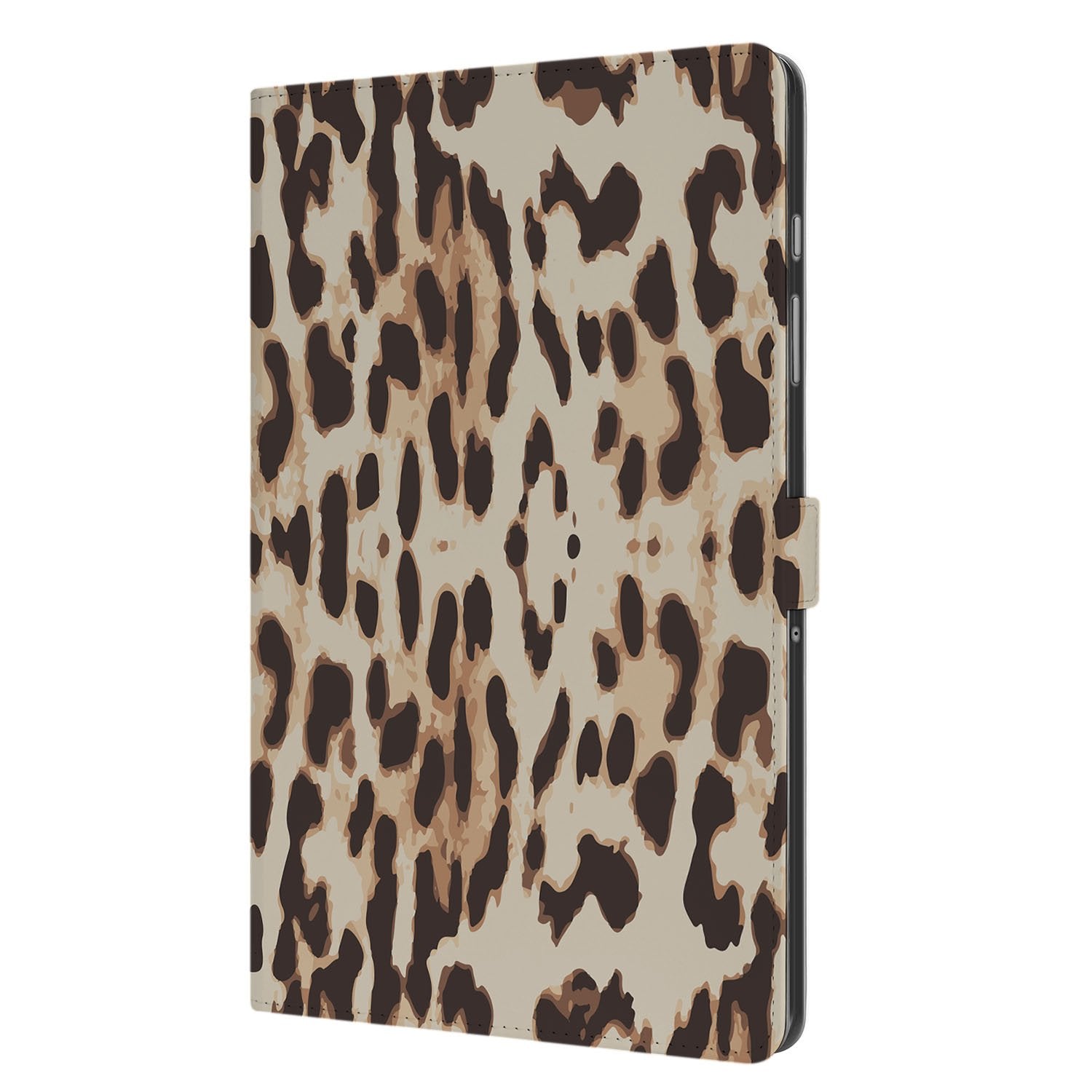 Samsung Galaxy Tab A11 Plus Tablet Book Case Leopard design voorzijde