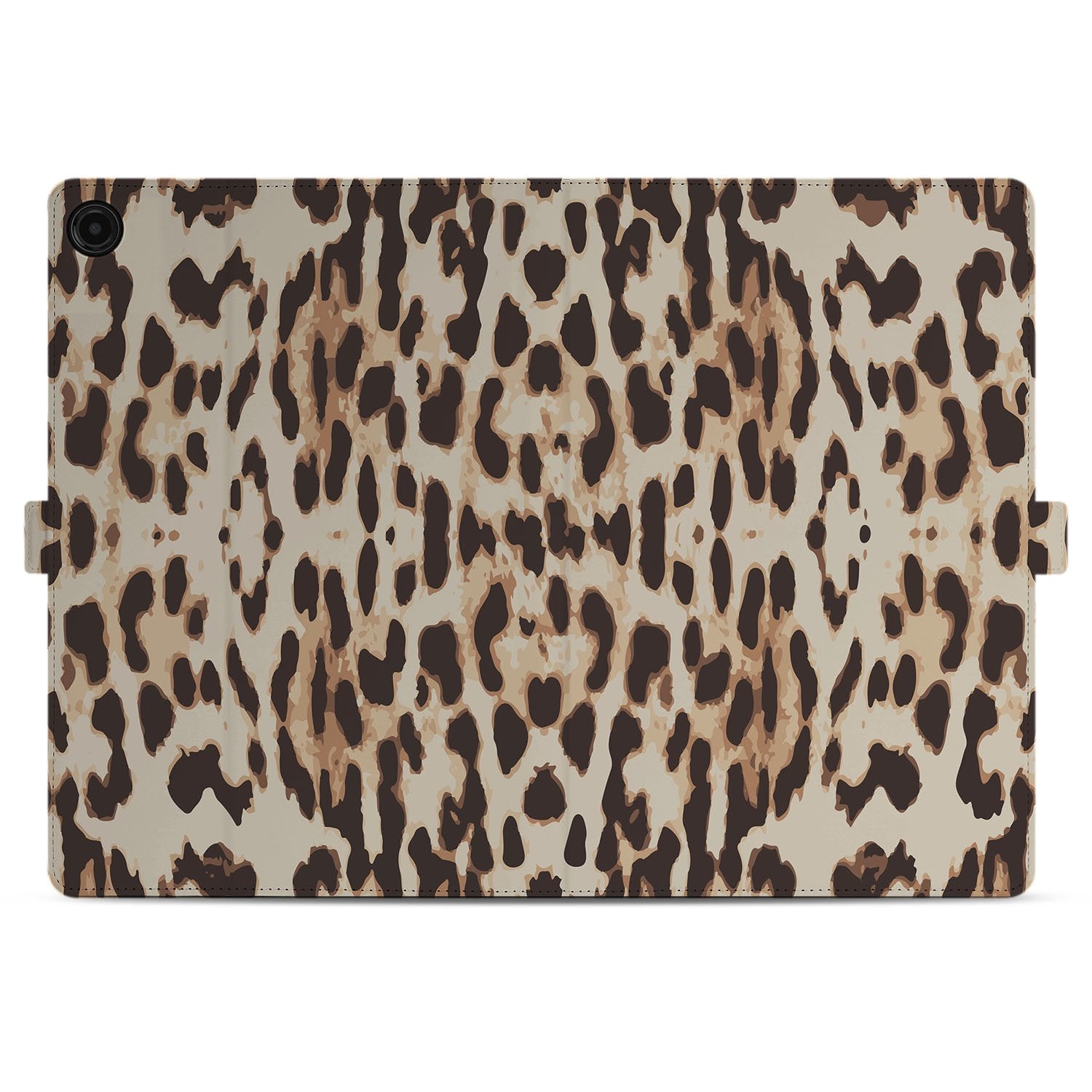 Samsung Galaxy Tab A11 Plus Tablet Book Case Leopard achterkant