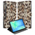 Samsung Galaxy Tab S10 FE Plus Tablet Book Case Leopard voorkant achterkant