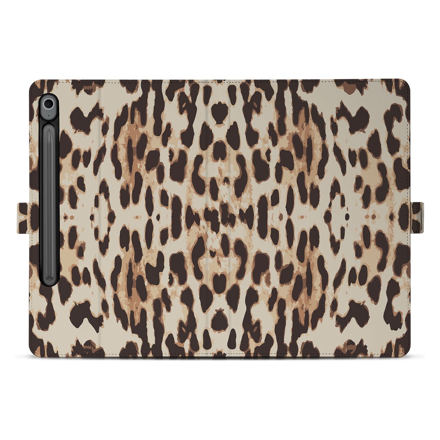 Tablet Book Case Leopard Samsung Galaxy Tab S10 FE | Tab S9 FE leopard design achteraanzicht